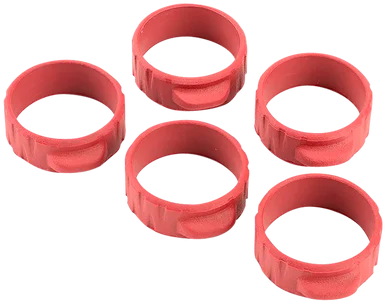 Strike Bang Band Mini, 34mm, Red Rubber, 5 Pack
