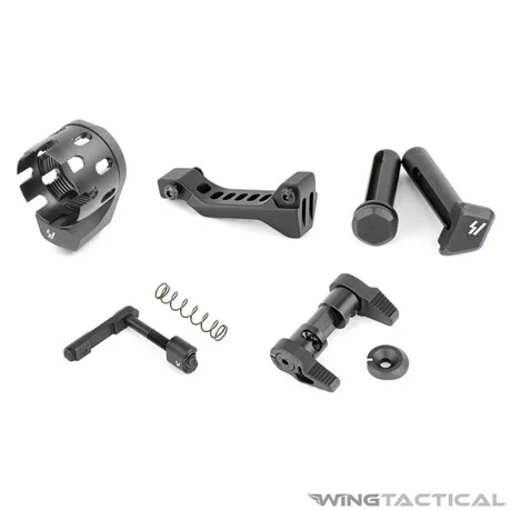 Strike Industries Black AR-15 Lower Parts