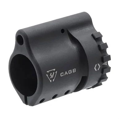 Strike Industries Collar Adjustable Gas Block, Adjustable, Black