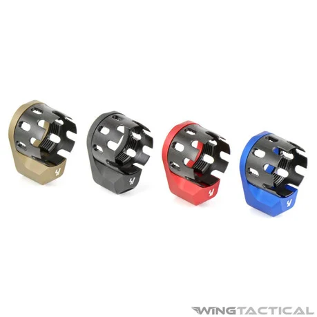 Strike Industries Enhanced Castle Nut and Extended QD End Plate