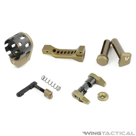 Strike Industries Flat Dark Earth AR-15 Lower Parts