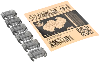 Strike Industries Multidirectional Picatinny Rail Cover, Cable Management, Clear Smoke