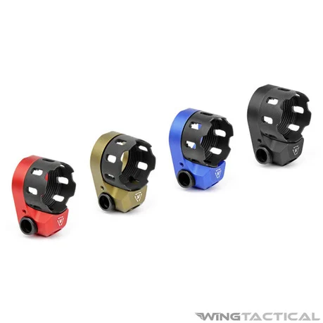 Strike Industries TRIBUS Enhanced Castle Nut and Extended QD End Plate