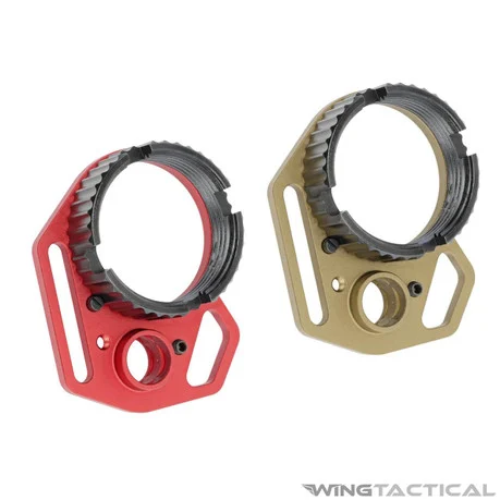 Strike Industries Ultralight Multi-Function End Plate and Anti-Rotation Castle Nut