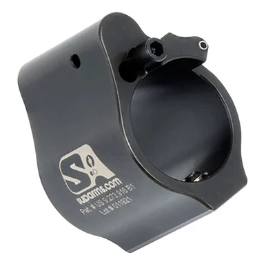 Superlative Arms SABO-DI-750SM, Receiver, Solid Adjustable Gas Block, Black Melonite