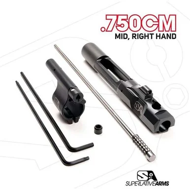 Superlative Arms SABO-PS-RFD-M750CM, Adjustable Piston System, Black