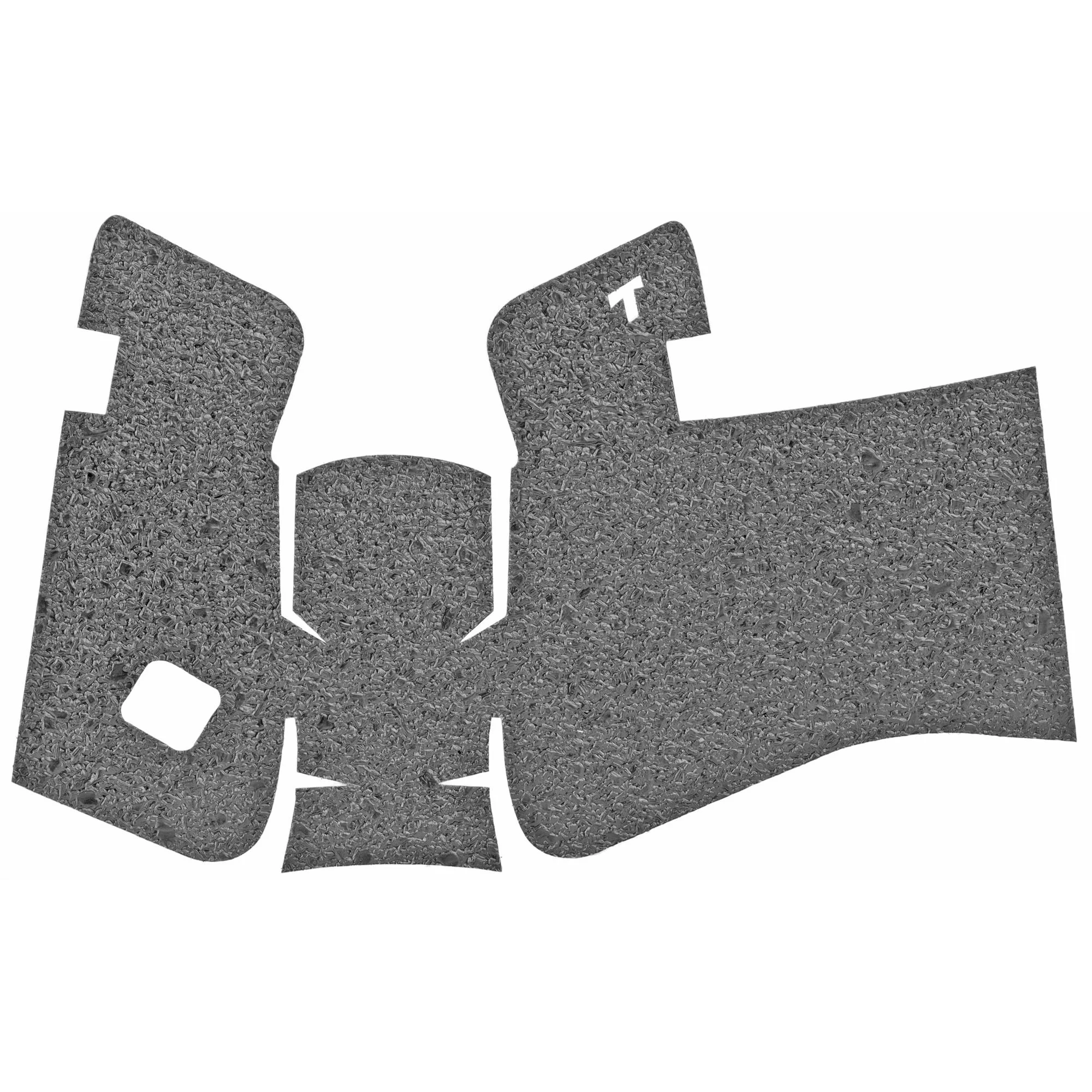 Talon Grips Inc Rubber Grip Adhesive Grip Fits Glock 19 Gen 5 MOS (Medium Backstrap) 19 23 25 32 38 Gen5 (Medium Backstrap) Black - TALON383R