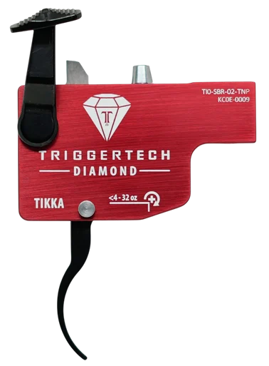 TriggerTech Diamond, Pro-Curve Lever, Red