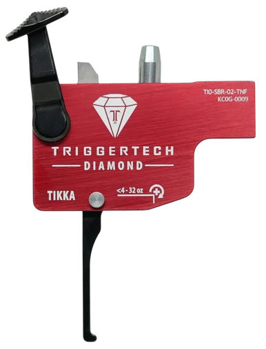 TriggerTech Diamond, Tikka, Red Flat Lever