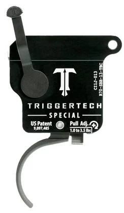 TriggerTech Rem 700 Special, Single Stage, Curved Trigger, Black