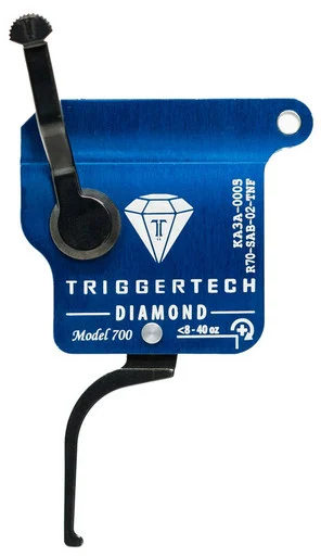 TriggerTech Remington 700 Diamond, Flat Trigger, Blue