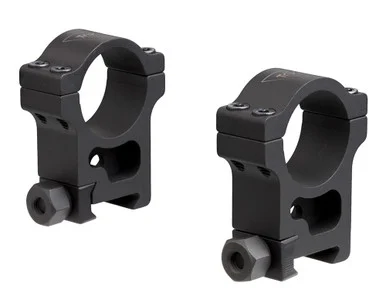 Trijicon AC22011 Riflescope Rings, 30mm, Extra High, Black Hardcoat Anodized