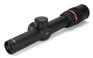 Trijicon AccuPoint TR24R 1-4x24 30mm Riflescope with BAC, Red Triangle Reticle