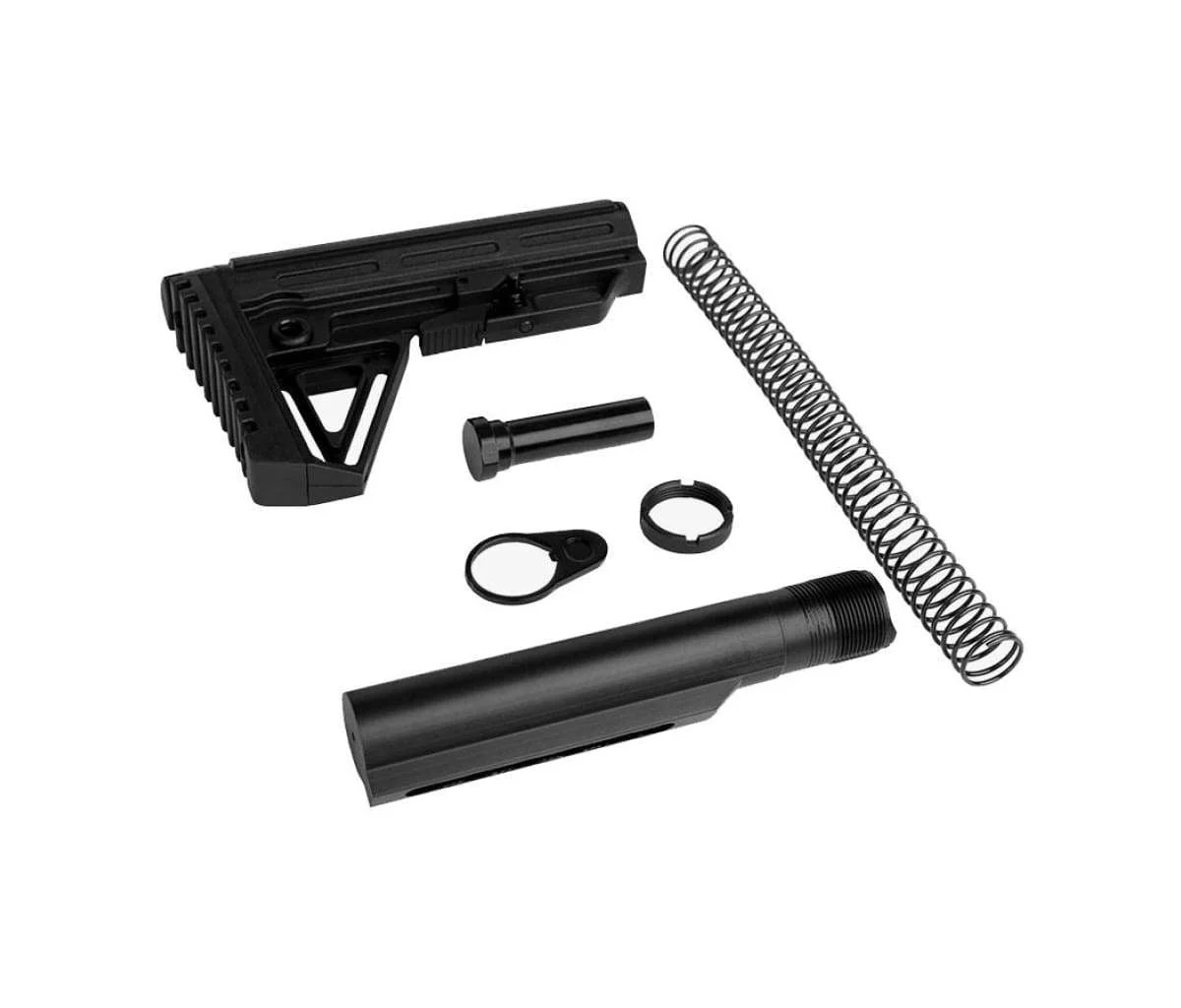 Trinity Force Alpha Mil Spec Stock & Buffer Kit - Black - WT03B