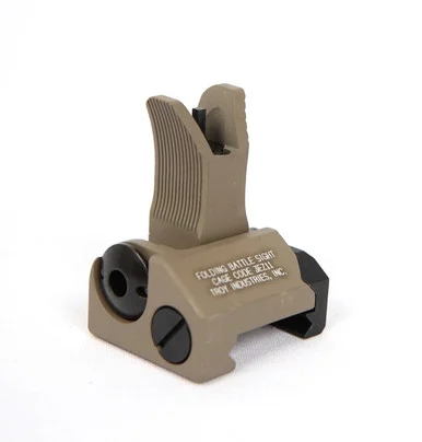 Troy Folding Battle Sight - Front - M4 Type - FLAT DARK EARTH