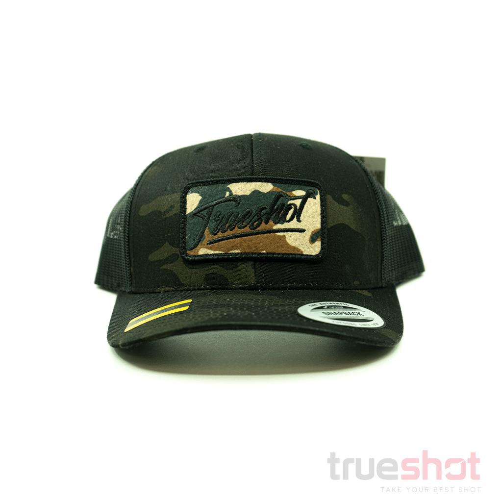 True Shot - Desert Sand Camo Patch - Multicam/Black - Trucker Hat