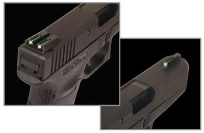 TruGlo TG131ST2 Tritium Fiber Optic Sight For Sig, #6 Front/#8 Rear