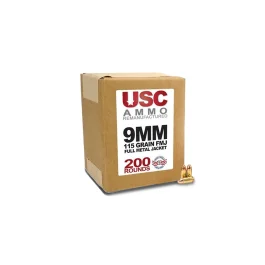 USC Ammo Reman 9mm 115 Grain FMJ