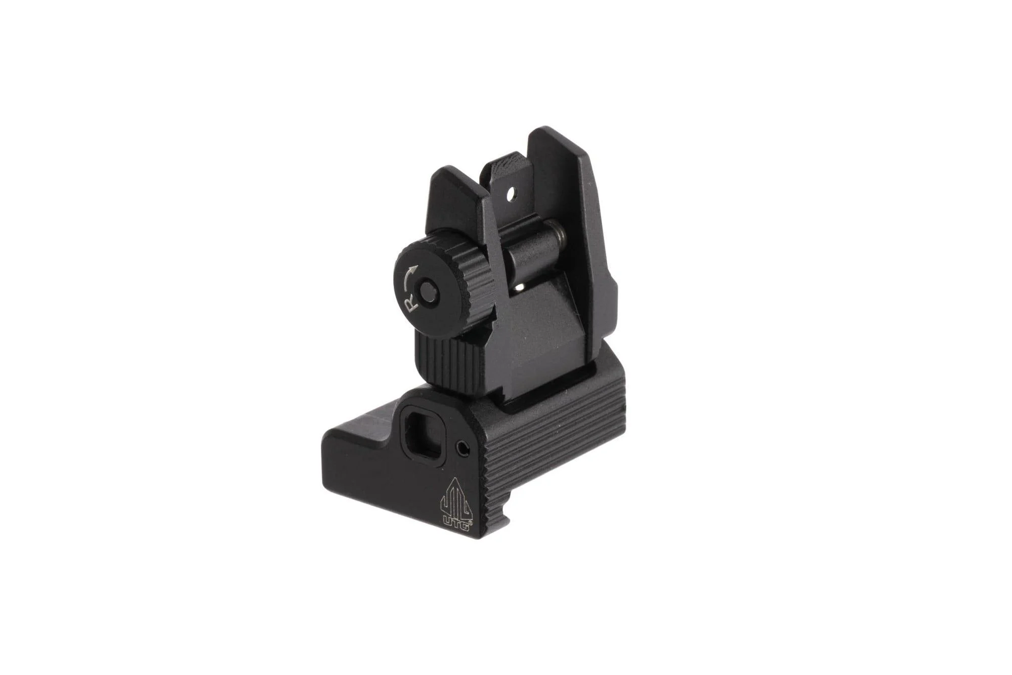 UTG ACCU-SYNC Spring-loaded AR-15 Flip-up Rear Sight, Black - -MNT�957.00
