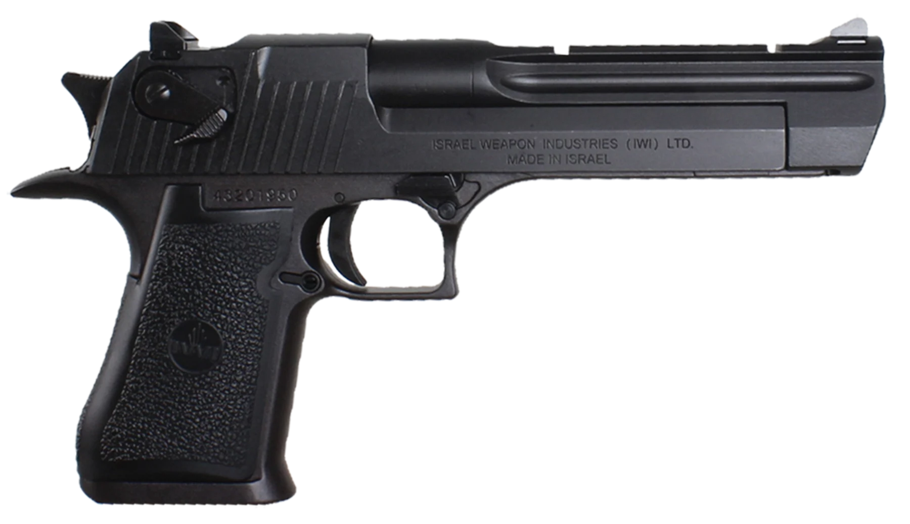 Magnum Research Desert Eagle Mark XIX (CA Approved) Pistol DE44CA, 44 Rem Mag, 6", Black Rubber Grip, Black Finish, 8 Rd