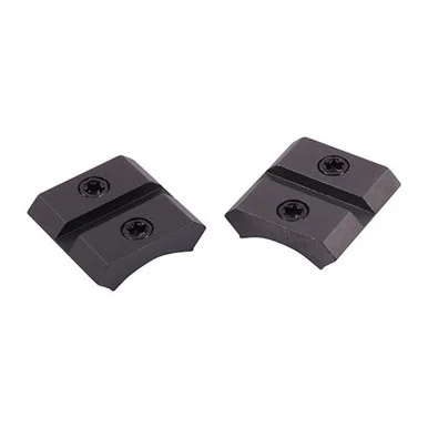 Warne Maxima 2-Piece Steel Weaver-Style Scope Base Knight Disc, Matte Black