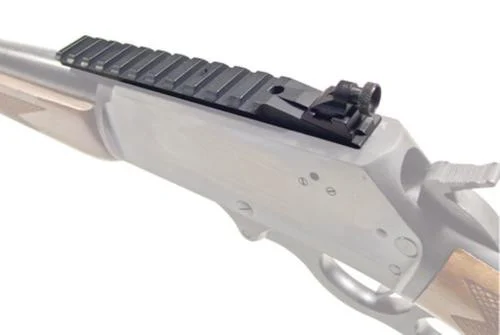 Williams Gun Sight Ace In The Hole Scope Rail With Built In Aperture Sight and Fiber Optic Front Sight Ruger 10/22