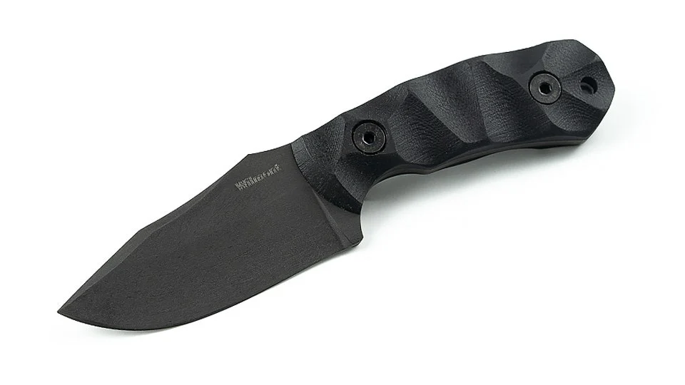 Wilmont Knives | K25 | 2.75" Drop Point Fixed Blade Knife | with Custom Sheath and Clip