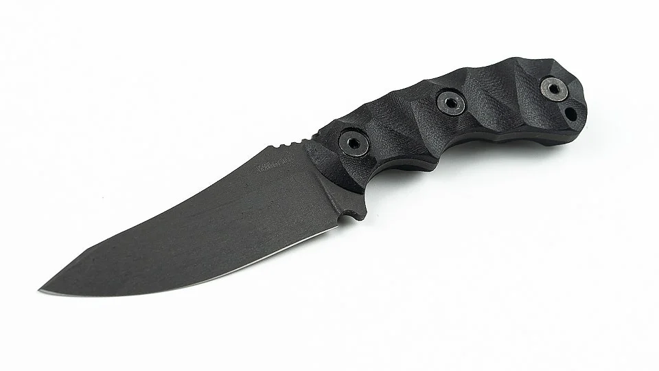 Wilmont Knives | Mini Persian Fighter | 3.125" Tanto Fixed Blade Knife | with Custom Sheath and Clip