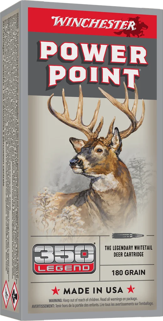 Winchester 350 Legend Ammo 180 Grain Power-Point Super