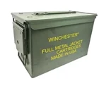 Winchester 40 S&W Ammo 165 Grain FMJ 500 Rounds in Ammo Can