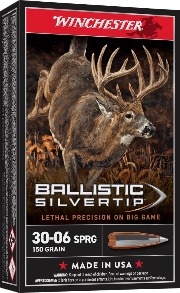 Winchester Ballistic Silvertip 30-06 Springfield Ammo 150 Grain Polymer Tip
