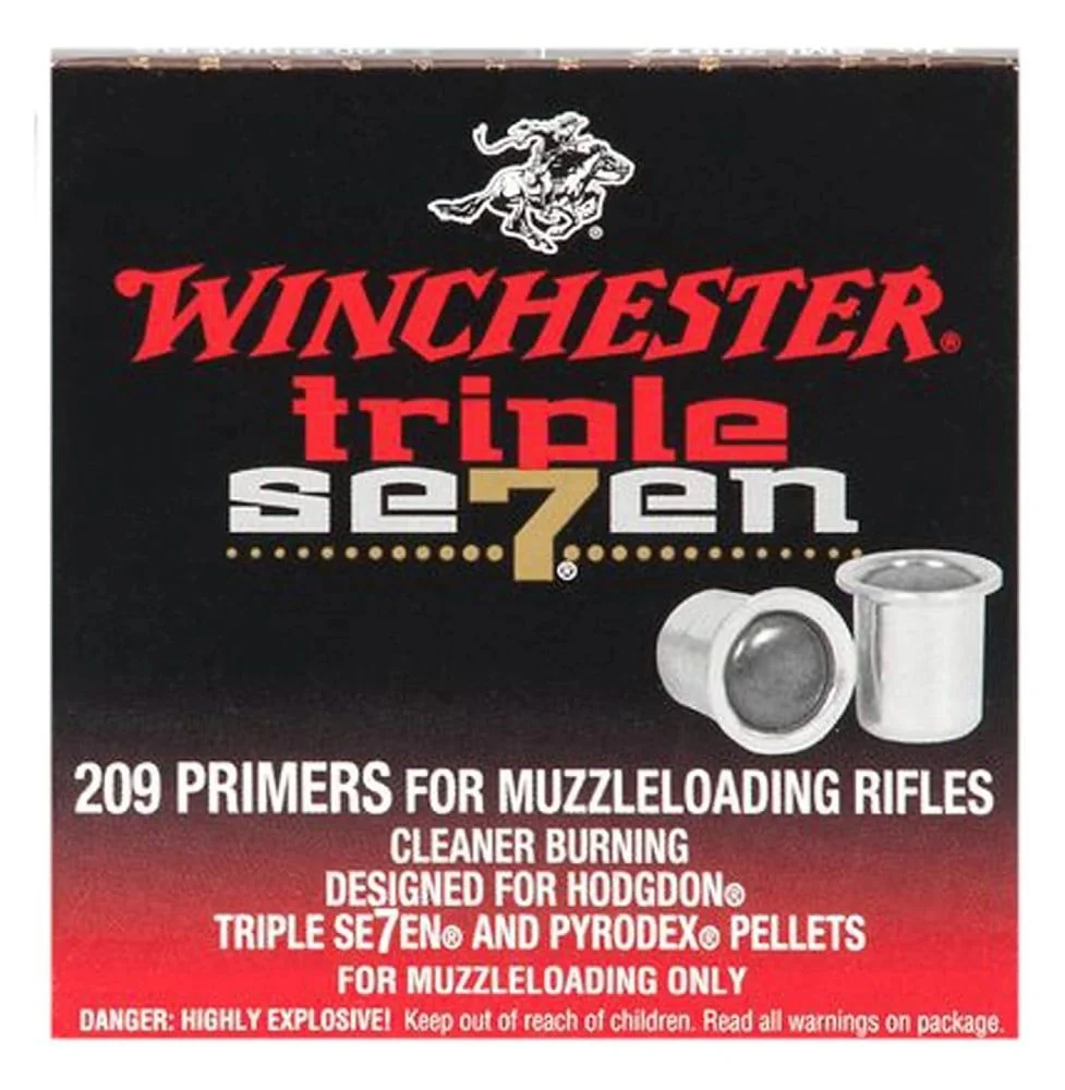 Winchester Muzzleloading SML209T7 209 Triple Seven Muzzleloading Primers 100 Per Box - 34747