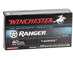 Winchester Ranger 40 S&W Ammo 165 Grain Jacketed Hollow Point - RA40TA