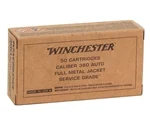 Winchester Service Grade 380 ACP Auto Ammo 95 Grain Full Metal Jacket - SG380W