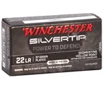 Winchester Silvertip 22 Long Rifle Ammo 37 Grain Segmenting Hollow Point - W22LRST
