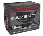 Winchester Silvertip 38 Special Ammo 110 Grain Jacketed Hollow Point - W38ST