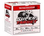 Winchester Super Target 20 Gauge Ammo 2 3/4" 7/8oz. #8 Shot 250 Round Case