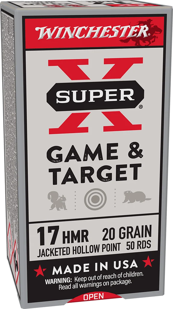 Winchester Super-X 17 HMR Ammunition 20 Grain XTP Jacketed Hollow Point - X17HMR1