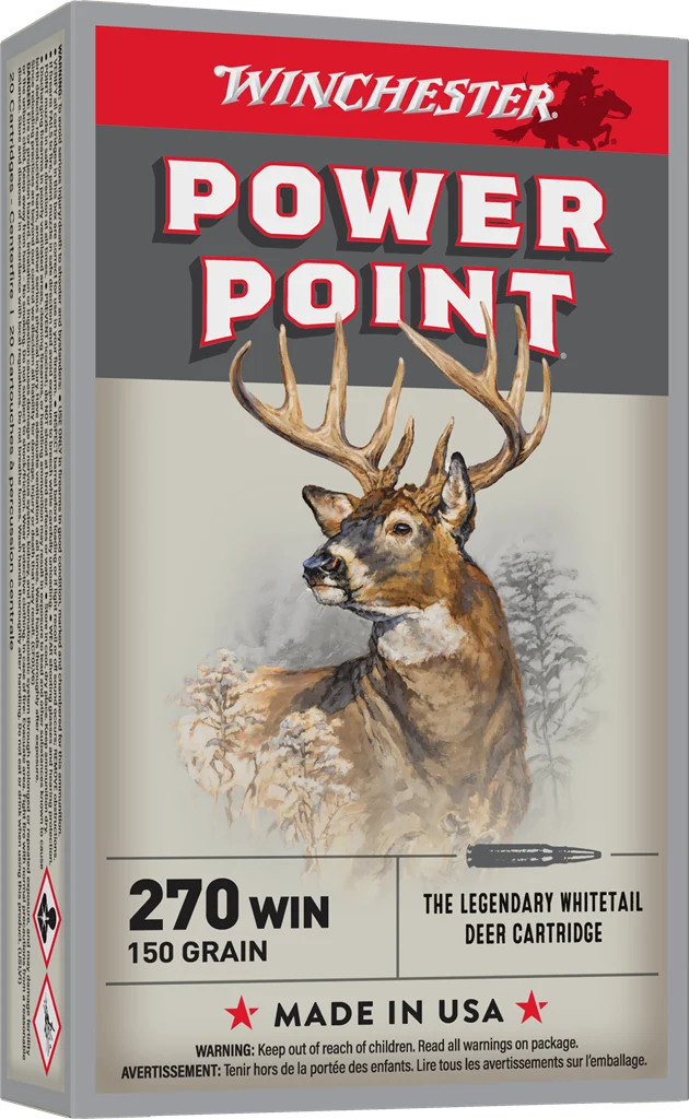 Winchester Super-X 270 Winchester Ammo 150 Grain Power-Point