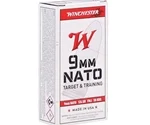 Winchester USA 9mm NATO Ammo 124 Grain Full Metal Jacket - Q4318