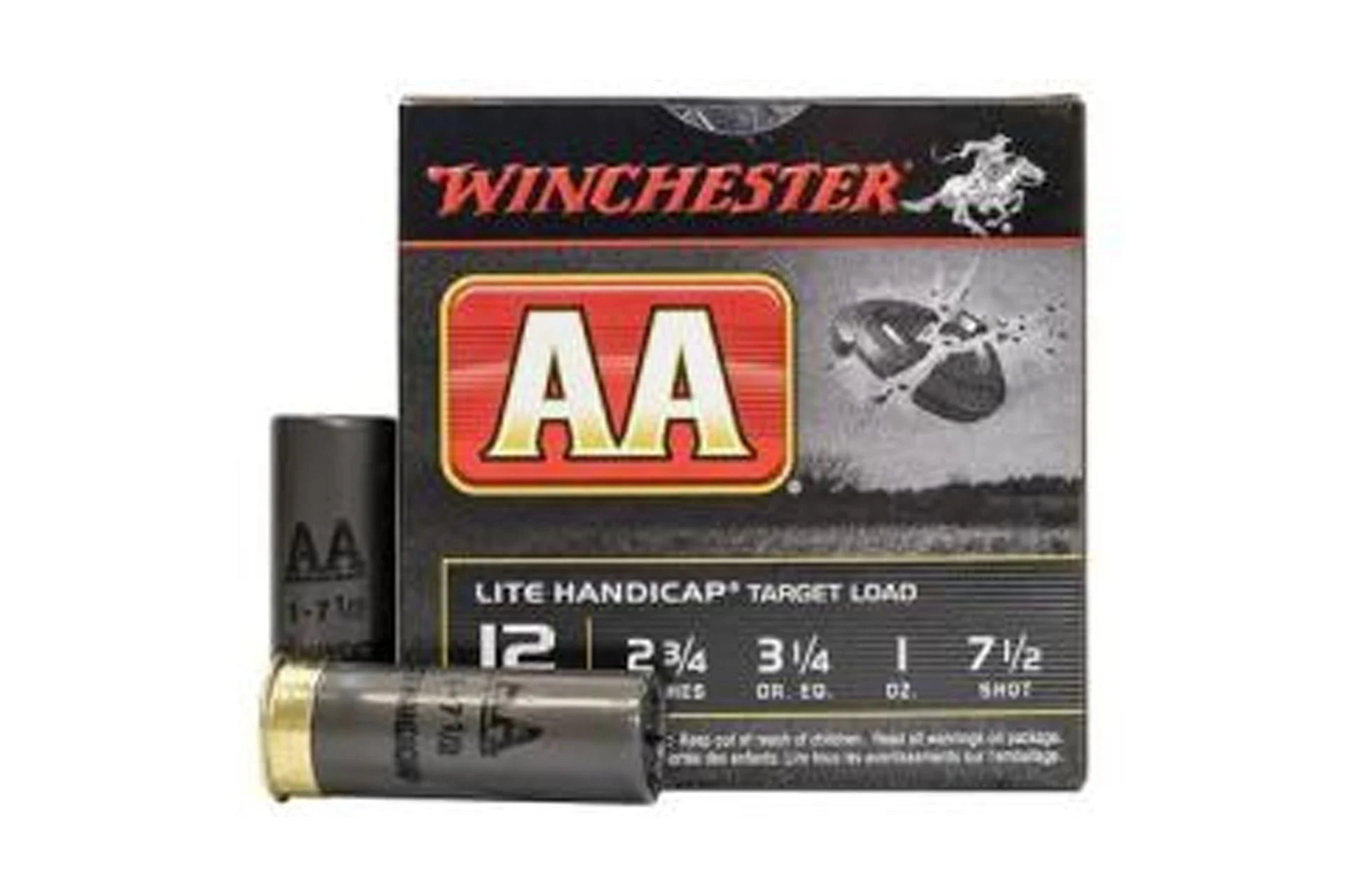 Winchester Ammo AAHLA127 AA Lite Handicap Target 12 Gauge 2.75" 1 oz 1290 fps 7.5 Shot Shotgun Ammo - 25 Rounds - AAHLA127