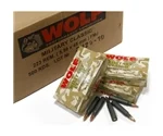 Wolf Military Classic 223 Ammo 55 Grain FMJ Steel Case Bulk