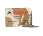 Wolf Military Classic 30-06 Springfield Ammo 168 Grain FMJ Steel Case