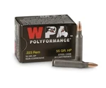 Wolf Polyformance 223 Ammo 55 Grain JHP Steel Case