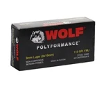 Wolf Polyformance 9mm Ammo 115 Grain Full Metal Jacket - 919FMJ