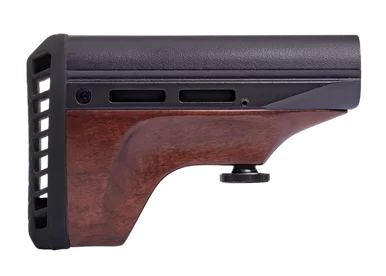 Woox Vigilante, Walnut, Aluminum, AR Platform, 7.50" OAL, Ambidextrous