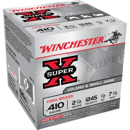 Winchester Super-X 410 Gauge High Brass 2.5 1/2 oz 7.5 Shot