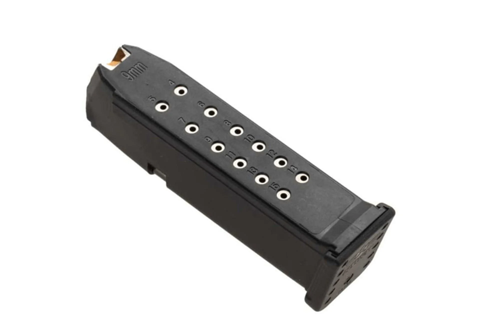 Xtech Tactical Steel Reinforced 10/15 10rd 9mm Magazine for Glock 19 with 17-7 SS Spring - XT3032101