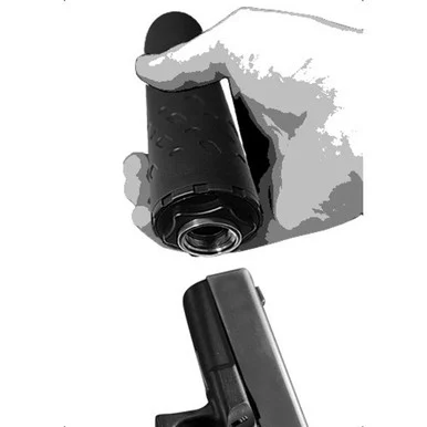 Yankee Hill Machine Co Sidewinder M2, Suppressor, 45 Cal, Black