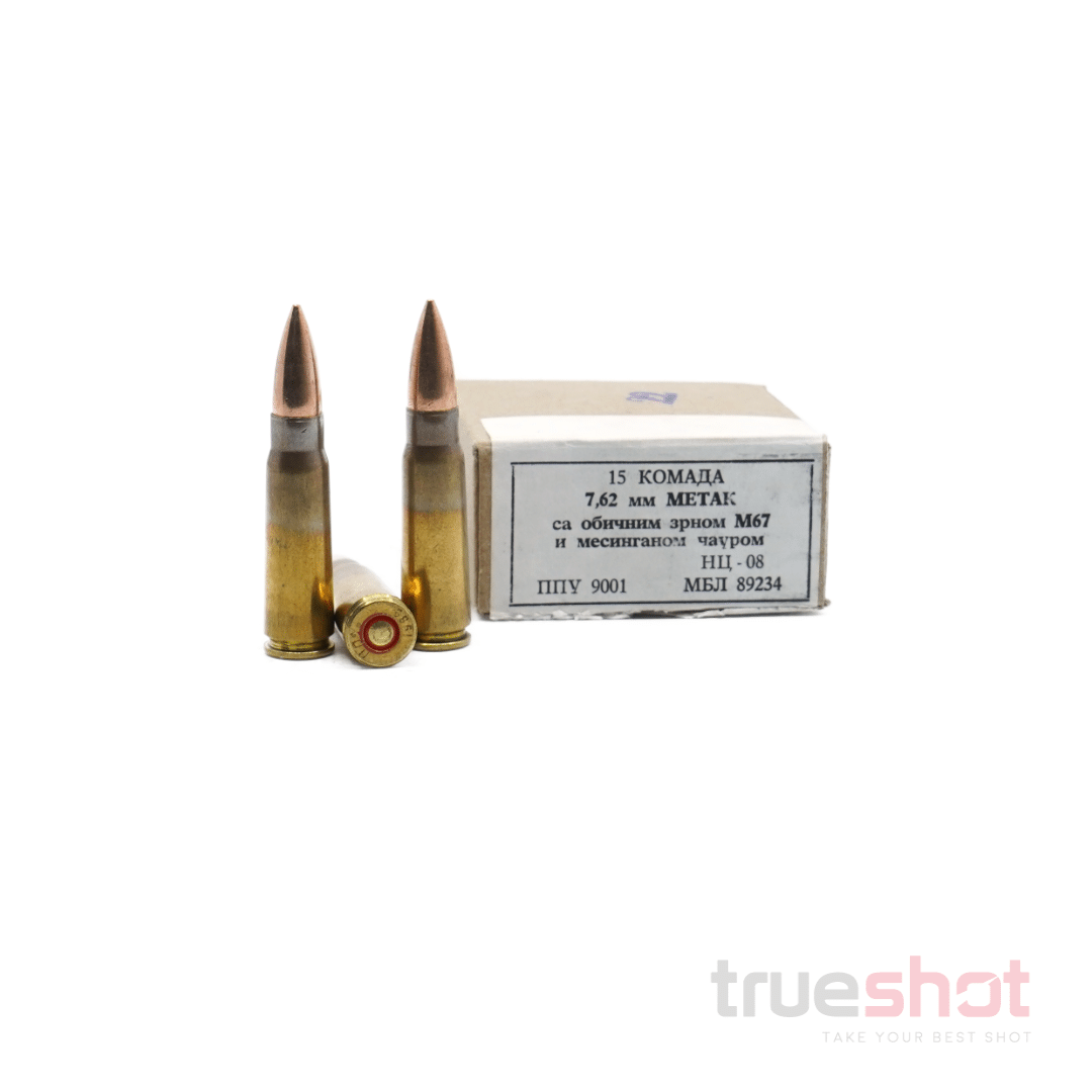 YUGOSLAVIAN - MILITARY SURPLUS -7.62_39 - 123 GRAIN - FMJ - M67 - CRATE